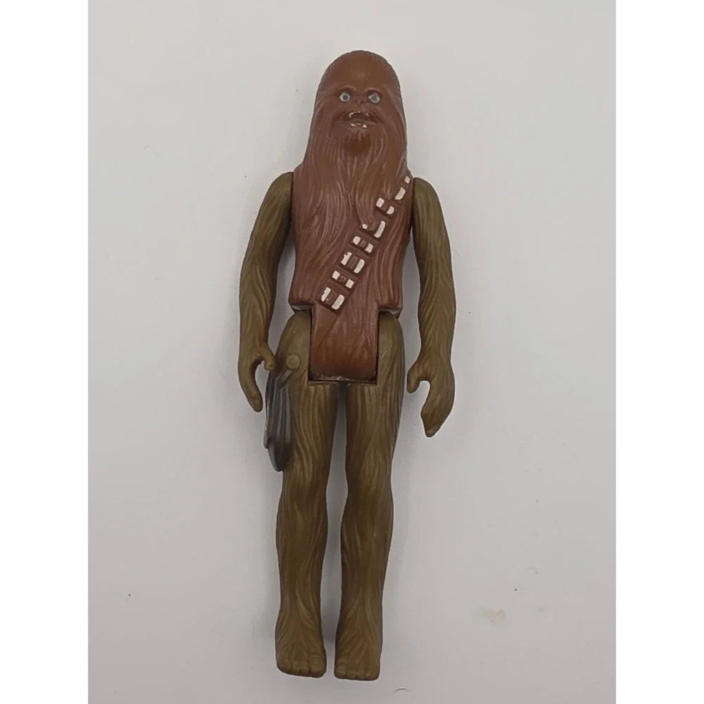 Kenner Action Figure 3.75 in Brown Fair 1977 Star Wars Chewbacca Discolored